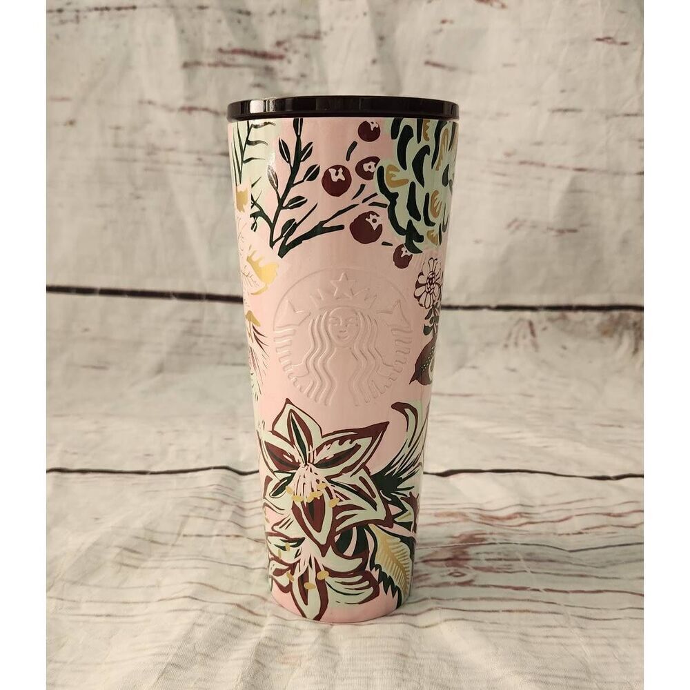 Starbucks 2022 Christmas Enchanted Forest Stainless Steal 24oz Tumbler